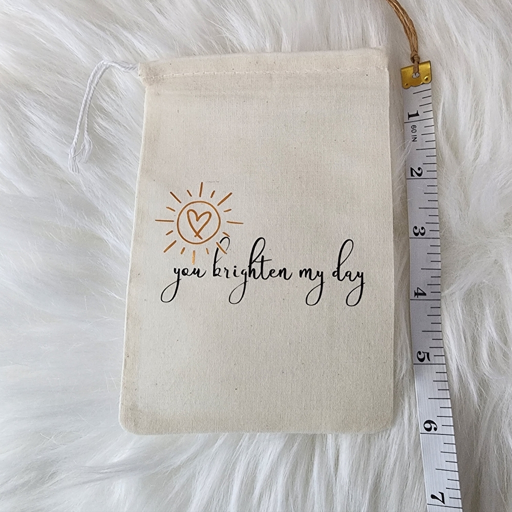 Set of 3 Canvas Bags with Inspirational Prints You Are My Sunshine - Picture 10 of 13
